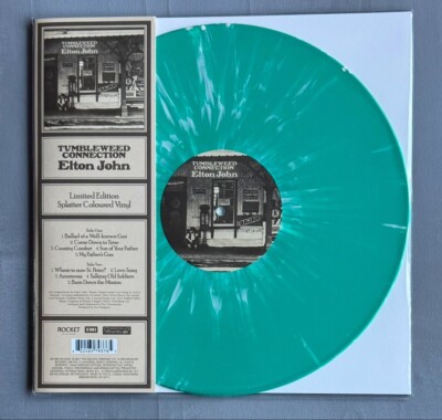 Elton John - Tumbleweed Connection Splatter farbiges Vinyl neu/versiegelt