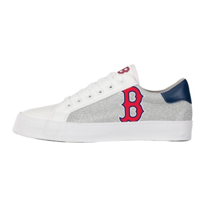 Boston Red Sox FOCO Women's Glitter Sneakers MLB Women's