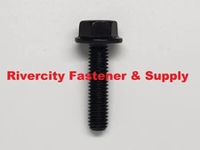 (10) M6-1.0x25 Flange Bolts M6x25 DIN 6921 6mm x 25mm Screws M6x1.0 x 25