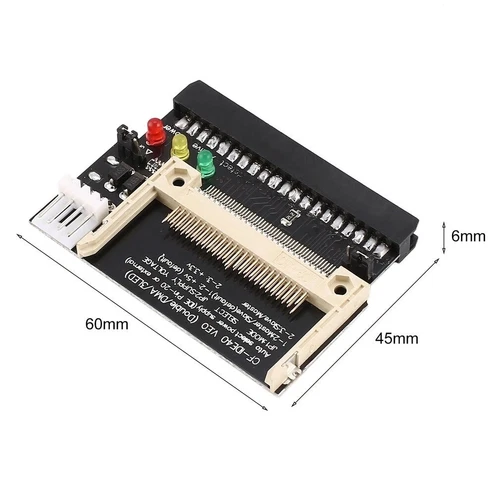 Scheda convertitore adattatore avviabile 10/20x Compact Flash CF a 3,5 femmina 40 pin IDE - Foto 2 di 14