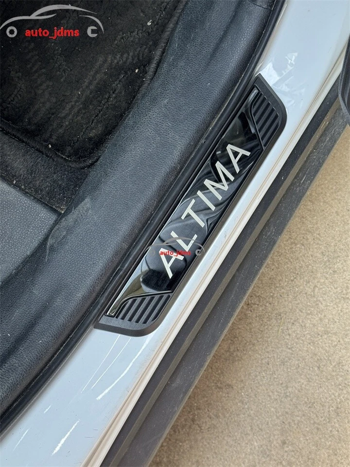 For 2025 NISSAN Altima Accessories Door Sill Protector Scuff Plate Cover Trim X4 Foto 3 de 4
