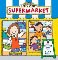 Happy Street: Supermarket 9781405268653, Board Book, Brand Free P&h Happy Street: Supermarket 9781405268653, Board Book, Brand Free P&h