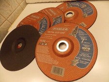 5 DIABLO 7" X 1/16 X 7/8 In Metal Stainless Cut-Off Disc With Type 27 Depressed