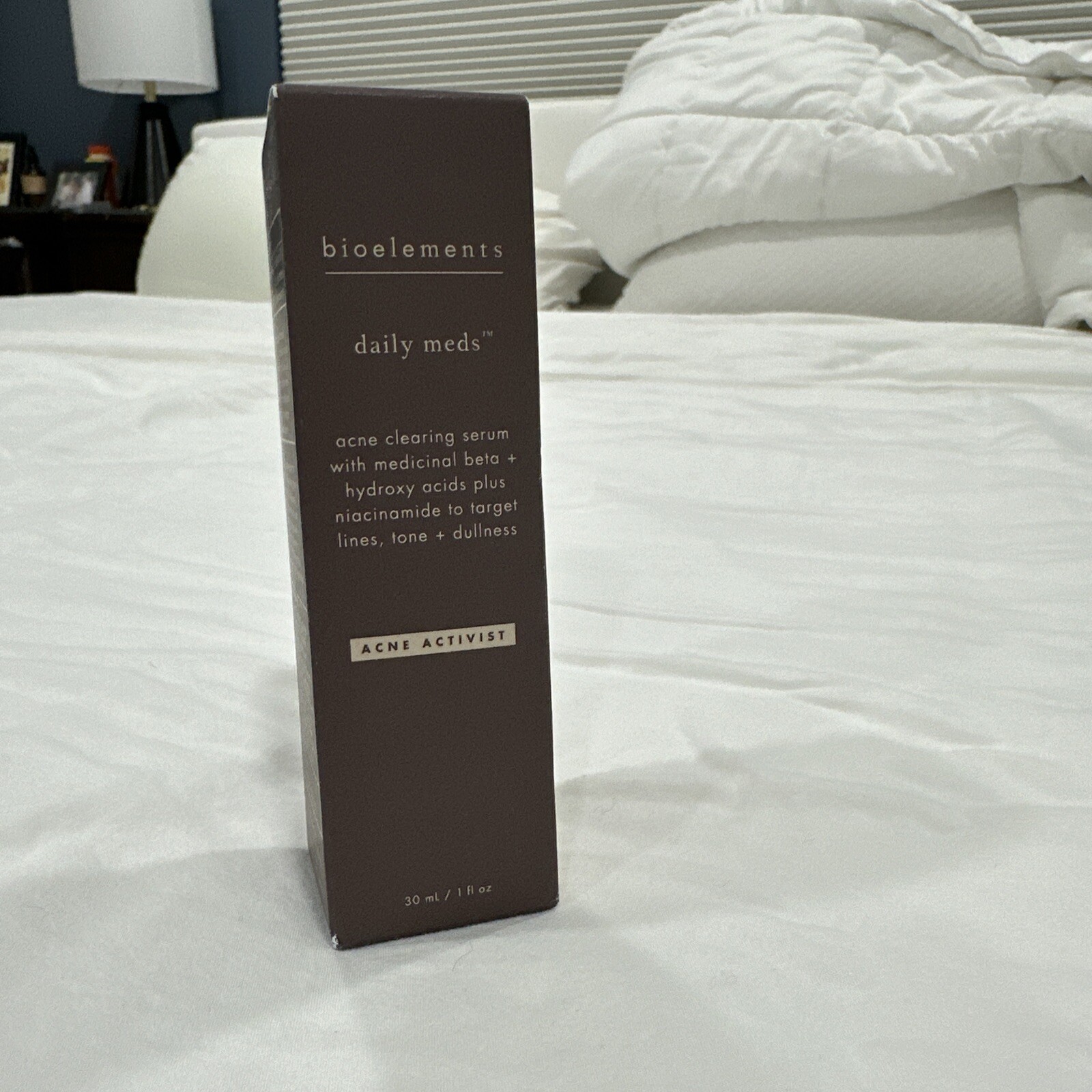 Bioelements Daily Meds Acne Activist Clearing Serum 30ml Exp 8/2026 NIB Unopened