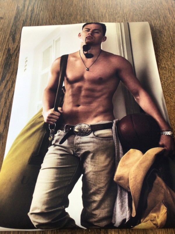 Channing Tatum sexy  Poster Photo Art Print Sexy 11x17”. H