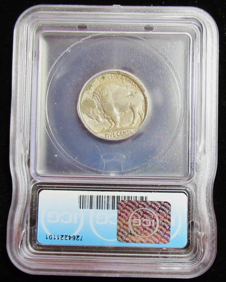 1921-S Buffalo Nickel. Rare date! ICG F15 Details - Image 4 of 4