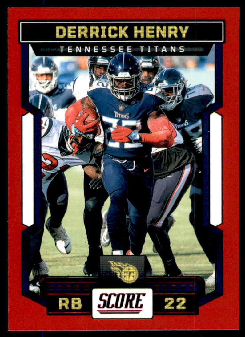 2023 Score Red Derrick Henry Tennessee Titans #27