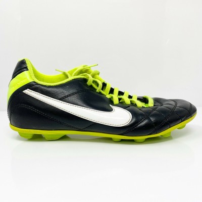 Nike Boys Tiempo Rio FG R 509035-013 Black Soccer Cleats Shoes Sneakers  Size 5Y 887223043737 | eBay