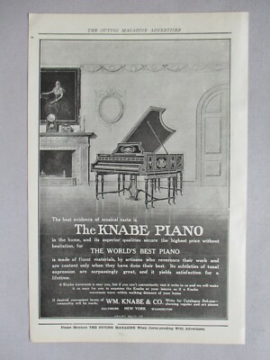 Knabe Piano PRINT AD - 1907