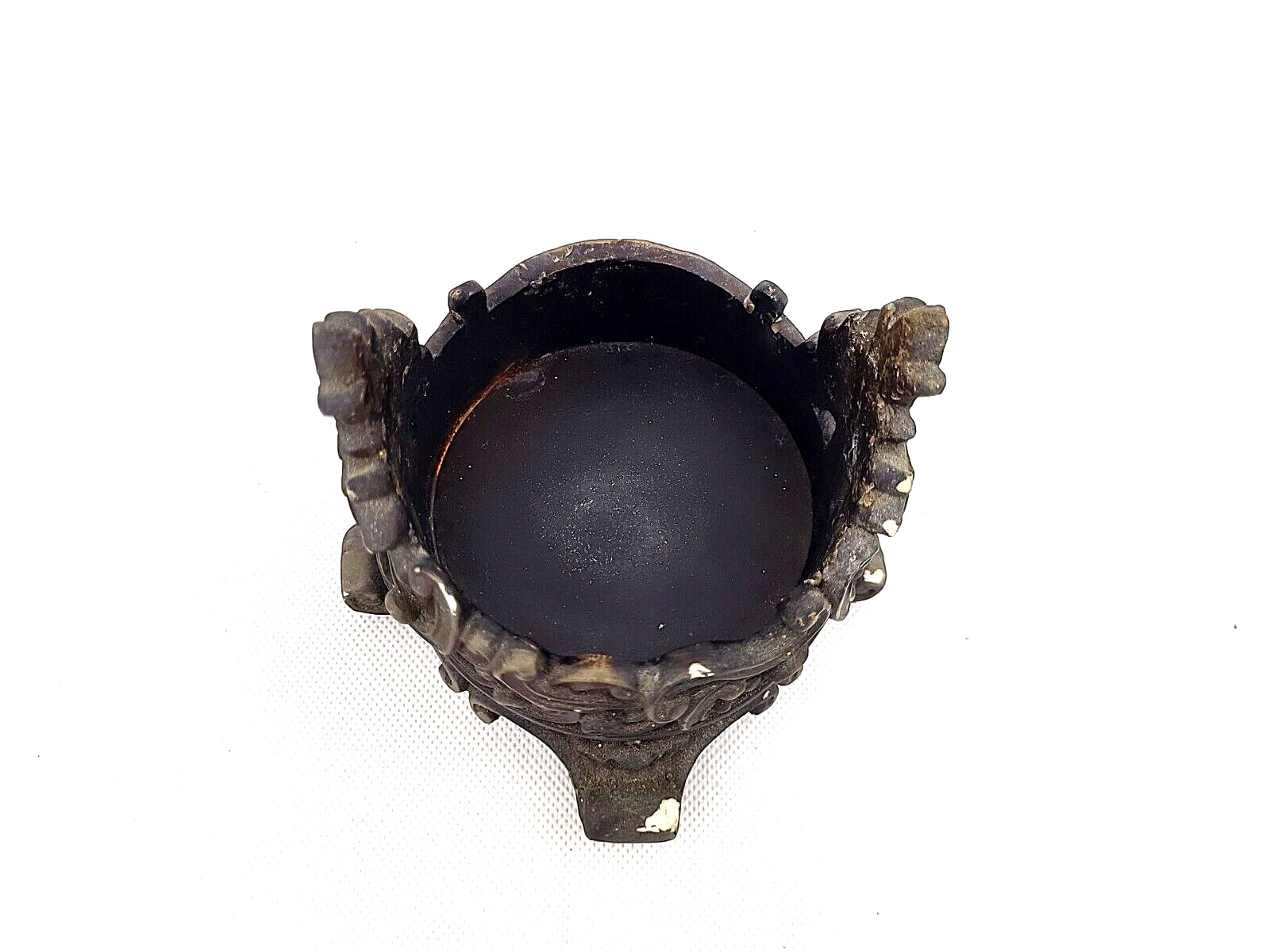 Painted Bronze Look D&eacute;cor Candle Holder 5in