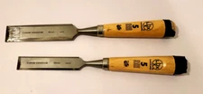 RARE LUX Wood Chisels (Set Of 2)   22mm & 30mm German Crafted