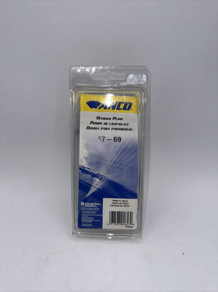 Bomba de lavado de parabrisas Anco 67-69 para Cadillac CTS/SRX/STS, Chevrolet SSR 03-11 Foto 2 de 2