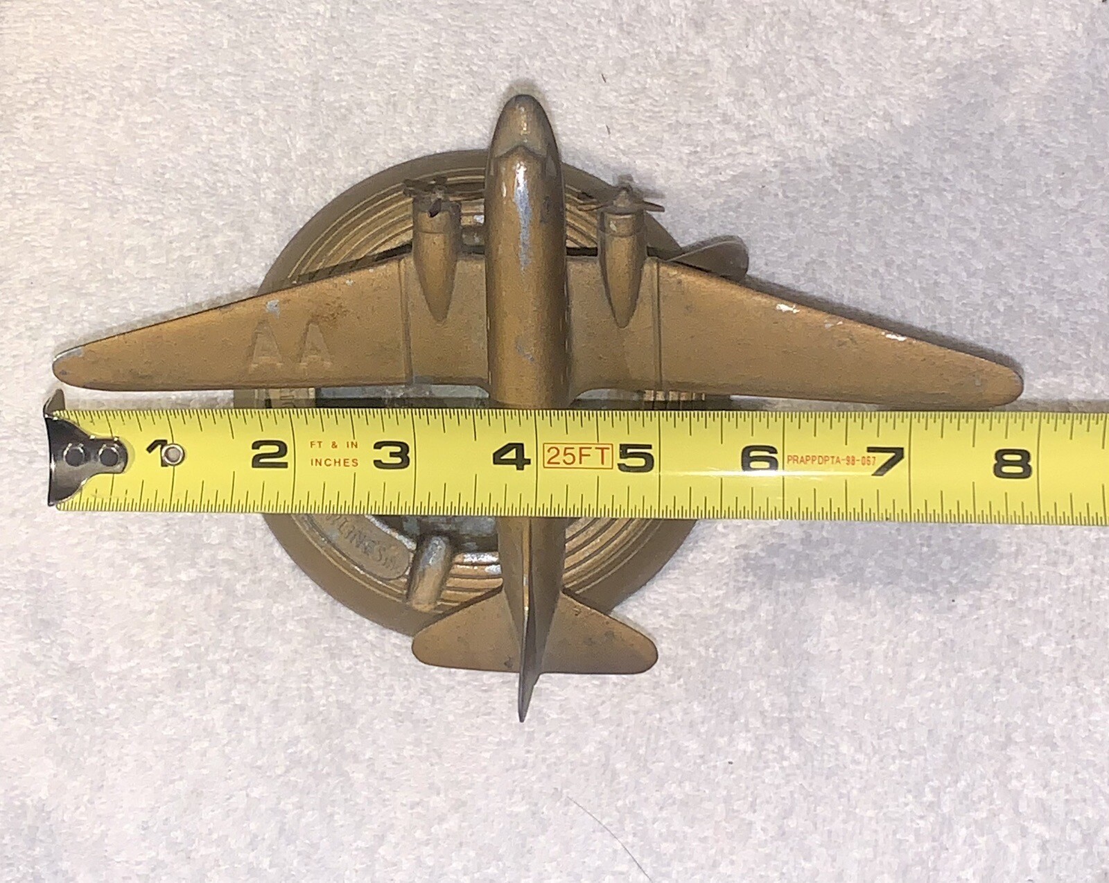 Vintage American Airlines Ashtray, Airplane SpinsPatushin Co. Santa