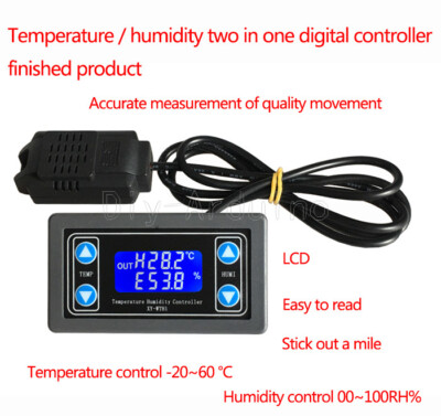NEW DC 6V-30V 10A Thermostat Temperature Humidity Controller SHT20 Sensor