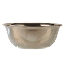 3 Quart Medium Stainless Steel Mixing Bowl - Baking Bowl, Flat Base Bowl