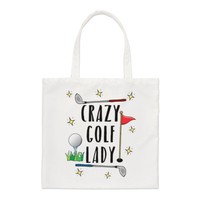 VerrüCkt Golf Damen Regular Tragetasche Lustig Mum Muttertag Shopper Schulter