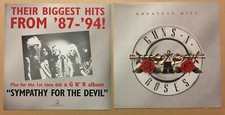 GUNS N ROSES Rare 2004 SET of 2 DOUBLE SIDED PROMO POSTER FLAT for Greatest CD