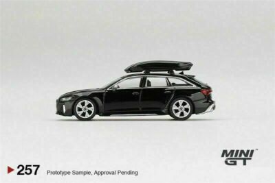 MINI GT 1:64 Audi RS 6 Avant Mythos Black Metallic Model Car