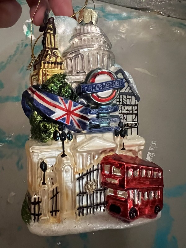 Authentic England Christmas Ornament 