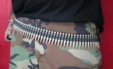 Punk/Metal Bullet Belt - Size SM to XL - Nickel & Copper - READ DESCRIPTION!!!