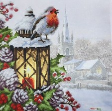 Bead Embroidery Kit Bird DIY Craft Kit Beaded Needlepoint Beadwork zpnm-003