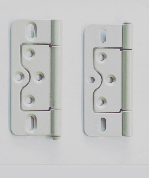 12PC 3" Light Almond Non Mortise Butt Hinges for Inset Door Kitchen