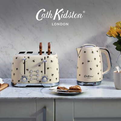 Cath Kidston Kettle and Toaster Set Electric Jug Kettle Slice