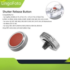 Metal Shutter Release Button for Fujifilm X100VI X-E4 X100V X100F X-100T X-T30