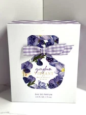 NIB Bath & Body Works Purple Gingham Vibrant Eau De Parfum Perfume Spray 2.5 oz