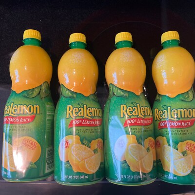 ReaLemon 100% Lemon Juice From Concentrate 32 Bottles
