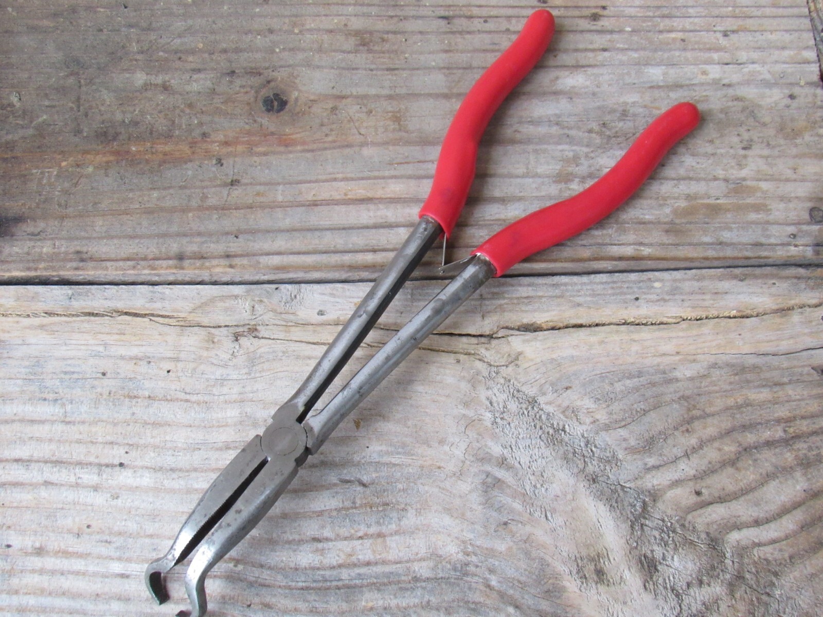MAC P301787 1/2" RED GRIP HANDLE LONG REACH HOSE GRIP PLIERS APPROX 11" LENGTH