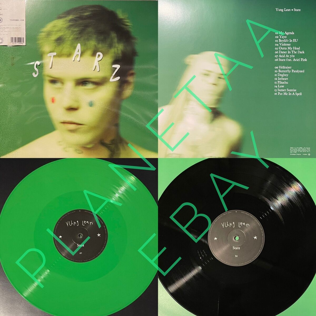 YUNG LEAN - Starz BLACK + GREEN Colored VINYL New | eBay YUNG LEAN - Starz BLACK + GREEN Colored VINYL New | eBay