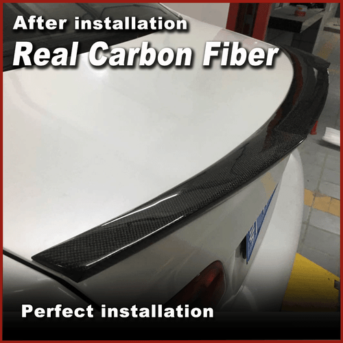 Carbon Heckspoiler Heckflügel Spoiler Lippe für BMW 3er Coupe E92 325i M3 06-13 - Picture 4 of 12