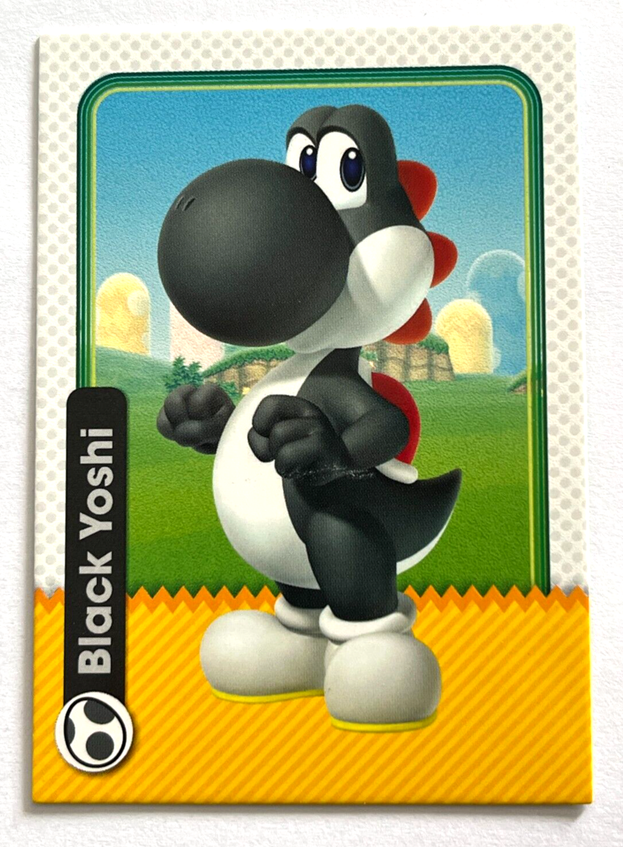 2022 SUPER MARIO TCG Panini Card #038 BLACK YOSHI Nintendo Italy