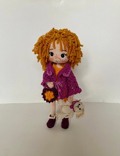 amigurumi puppe, gehäkelte puppe, eigene Handarbeit, kunstpuppe, unikat handmade - Bild 6 von 14