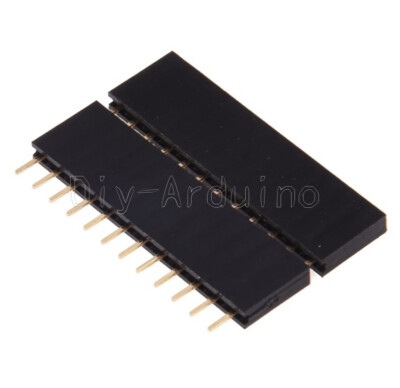 10Stks NEW 12Pin 2.54mm Pitch Header Single Row Female Straight Strip PH: 8.5mm