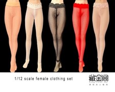1/12 Scale Female Pantyhose Mesh Socks Fit 6 "ph Tbl Action Figure Body Toys