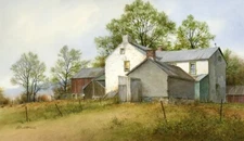 On Huffs Church Road, Ray Hendershot, Wall Decor Art Print Poster 11" x 14" 3293