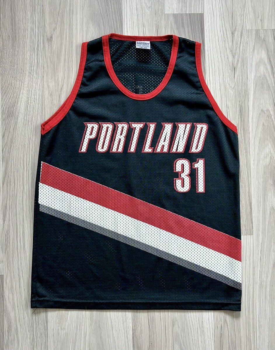 Vtg Portland Trailblazers Sebastian Telfair Jersey NBA Youth Large