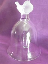 LALIQUE FRANCE INTROUVABLE CLOCHETTE CRISTAL TRANSLUCIDE
