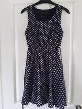 STYLE CLASSIC DOTTY Midi Dress  size S/M KATE