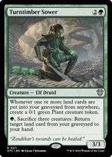 TURNTIMBER SOWER mtg NM-M Commander Outlaws of Thunder Junction Rare