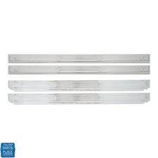 1972-93 Dodge Pickup Truck Dw Door Sill Scuff Plate Set Inners Outers - New 1972-93 Dodge Pickup Truck Dw Door Sill Scuff Plate Set Inners Outers - New