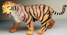 Safari Ltd 1996 Tiger Lot of 4 6 Realistic Vintage Snarling Roaring Figures