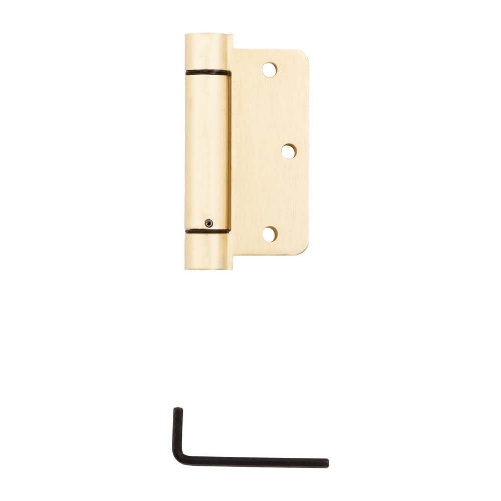 3 12 Inch Brass Hardware Hinge Adjustable Speed Tension Standard Cutout