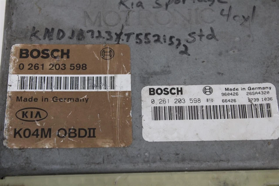 Used Engine Control Module (ECM) fits: 1996 Kia Sportage Electronic Control Modu - Изображение 4 из 4