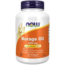 Borage Oil 120 Sgels 1000 mg by Now Foods