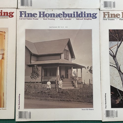 Vintage FINE HOMEBUILDING 1985 Complete Full Year Lot (6) - Good/Very Good - Picture 5 of 8