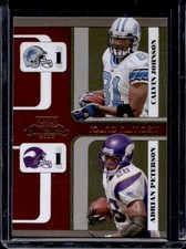 2007 Playoff Contenders Calvin Johnson Adrian Peterson Round Numbers #/1000