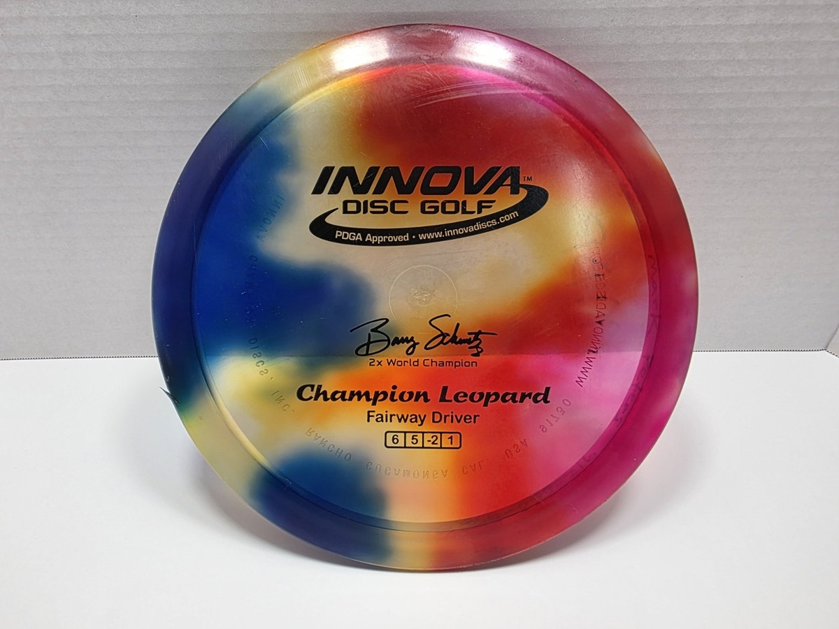 Disc Golf Innova Champion Leopard Fairway Driver 168g Rainbow Tie